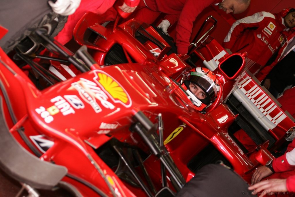Test Ferrari F2008 Italian F3 Drivers Vallelunga